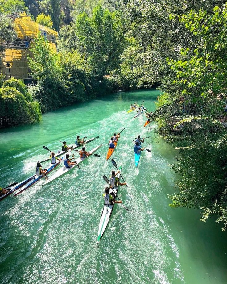 Spain on Instagram “Canoeing down the rapids of the Júcar river is one of the most exciting activities in Cuenca Do you dare to go for a ride? 🚣‍♂️ 📷 …”